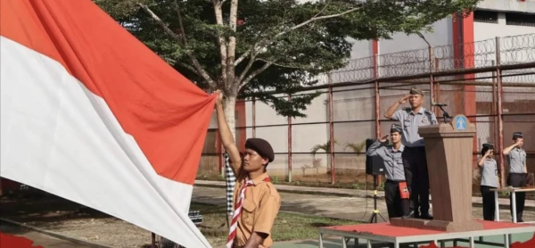 Semangat Cinta Tanah Air, Lapas Pemuda Langkat Gelar Upacara Kesadaran Berbangsa - Digital Media Public